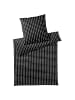 Elegante Bettwäsche Bubbles in schwarz weiß