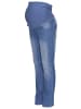 neun 9 monate Umstandsjeans in blue stone washed