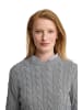 Polo Club Pullover WOMAN RIGBY GO WOOL CABLE U W IO LONG SLEEVE REGULAR FIT in Graue Kraft