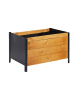 relaxdays Hochbeet in Natur - (B)78 x (H)48 x (T)51 cm