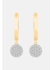 Ethische Diamanten Ohrringe aus 375 Gelbgold mit Lab Grown Diamant