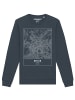 wat? Apparel Sweatshirt City maps Berlin Landkarte in India Ink Grey