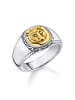 Thomas Sabo Ring Tiger Gold in schwarz, silberfarben, gelbgoldfarben