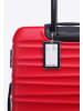 Wittchen LARGE SUITCASE FROM ABS WITH LUGGAGE TAG in Red