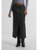 Urban Classics Maxi Skirt in black washed
