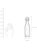 Butlers Flasche SWING in Durchsichtig