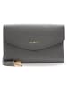 Lazarotti Bologna Leather Clutch Tasche Leder 23 cm in grey