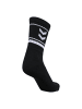 Hummel 6-er Set Sport Freizeit Basic Socken mit Logo in Schwarz-Bordeaux