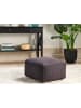 Beliani Pouf MUKKI in Grau - (W) 50 x (H) 30 x (L) 50 cm