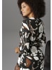 Aniston SELECTED Jerseykleid in schwarz-braun-gemustert