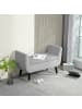 HOMCOM Sitzbank-107B x 42T x 65H cm-Hellgrau