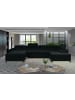 MF Design Joseppe Recamiere Rechts in Schwarz -  (L) 200 x (B) 360 x (H) 92 cm