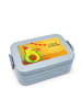 Mr. & Mrs. Panda Lunchbox Avocado Geburtstag Design mit Spruch in Blau Pastell