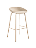 Beliani 4-tlg Barhocker VENLO in Beige/Braun