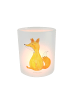 Mr. & Mrs. Panda Glas Windlicht Einhorn Fuchs ohne Spruch in Transparent