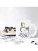 Mr. & Mrs. Panda Tee Tasse Pinguin Gartenarbeit mit Spruch in Transparent