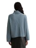Marc O'Polo Gerippter Rollkragen-Pullover loose in Slate Blue