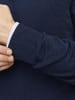 Jack & Jones Strickjacke mit Viertelreißverschluss in Navy Blazer
