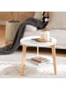 SoBuy Couchtisch in Reinweiß - (W) 50 x (H) 46 x (L) 51 cm