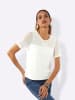 creation L Mesh-Shirt in ecru