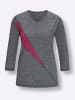 WITT WEIDEN Funktionsshirt in grau-meliert-pink