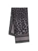faina Women Feminine Scarf in Beige Black Leo