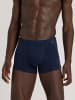 Hanro 2er-Pack Retro Boxershorts Cotton Essentials in light melange/deep navy