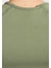 SMILODOX Crop Shirt Elna in Khaki
