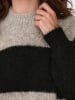 JACQUELINE de YONG Strickpullover Hoher Kragen Langarm in Beige