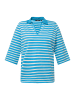 Ulla Popken Poloshirt in aqua