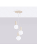Nice Lamps Pendelleuchte ORBITAL 3 beige H 125 cm
