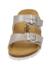 Palado Pantoletten Samos Metallic in Metallic Beige