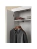 ebuy24 Garderobenmöbelset Jam (5-teilig) Weiß 285 x 35 cm