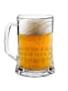 Mr. & Mrs. Panda Gravur Bierkrug Orca mit Spruch in Transparent