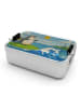 Mr. & Mrs. Panda Bentobox Pinguin Surfer Design ohne Spruch in Weiß