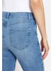 ANGELS  Bootcut Jeans Jeans Leni Slit Fringe mit Saum-Schlitz in hellblau