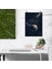 Mr. & Mrs. Panda Poster Planet minimalistisch Design mit Spruch in Weiß