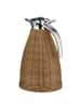 IB Laursen Thermoskanne Braun Poly-Rattan Geflecht 1,5 Liter