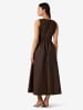 Noisy may Gesmoktes Kleid in Chocolate Brown1