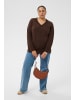 KAFFE curve Strickpullover KCharia Loose fit in Coffee Bean