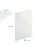 relaxdays 14 x Doppelstegplatten in Transparent - 4mm
