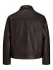 Jack & Jones Lederjacke in Chocolate Brown