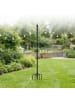 relaxdays 4 x Lichterkettenstange in Schwarz - 3 m