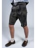 Edelnice Kurze Wildbock Lederhose Alois in dunkelbraun