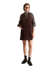 Marc O'Polo DENIM Ärmelloses Cordkleid A-Shape in Espresso Brown