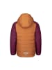 Trollkids Winterjacke "Myrkdalen" in Karamell-Braun/Burgunderrot/Lachsrosa