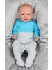 TupTam Jungen Baby Body Langarm 5er Pack in grün/blau