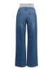 mama licious Umstandsjeans mit weitem Bein in Medium Blue Denim
