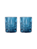 Nachtmann 2er Set Whiskybecher Noblesse Vintage in 295 ml in Vintage Blue