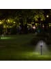 relaxdays 6 x Solarlampe in Schwarz